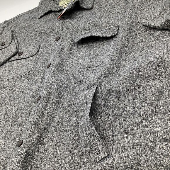 Grayers Mens Cold Weather Rated Outdoor Flannel Shirt Jacket Gray Size XXL NWT - Picture 8 of 9